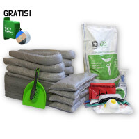 Zestaw Uzupełniający Uniwersalny Eko U120, Chłonność 79,5L + Dyspenser Z Bandażem Gratis Szary