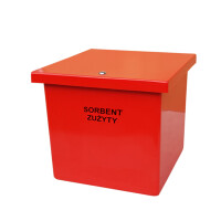 Pojemnik Na Sorbent, Piasek, Sól 65 L Czerwony 65 L