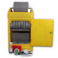 Uniwersalny Zestaw Awaryjny W Zamykanej W Szafce Polietylenowej, 240 L. Szary 240 L.