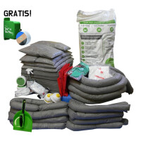 Uzupełniający Zestaw Uniwersalny Eko U240, Chłonność 200L + Dyspenser Z Bandażem Gratis Szary 240 L.