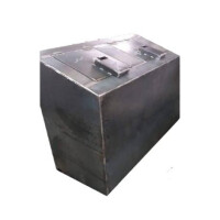 Kosz Na Odpady Blokujący Dostęp Zwierzętom - Dwukomorowy Zielony