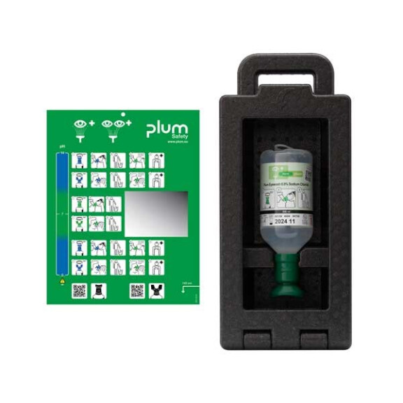 Zamykana Stacja Plum Ibox 1 Z Płukanką Eyewash 500 Ml (Nr 4902)