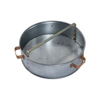 Zbiornik Zanurzeniowy Do Czyszczenia Detali, 13L. Czerwony Powyżej 11 L. Stal Ocynkowana Z Koszem