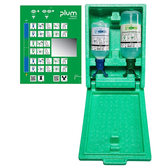 Naścienny Pojemnik Z Płukankami Do Oczu Plum Eyewash Box 4810