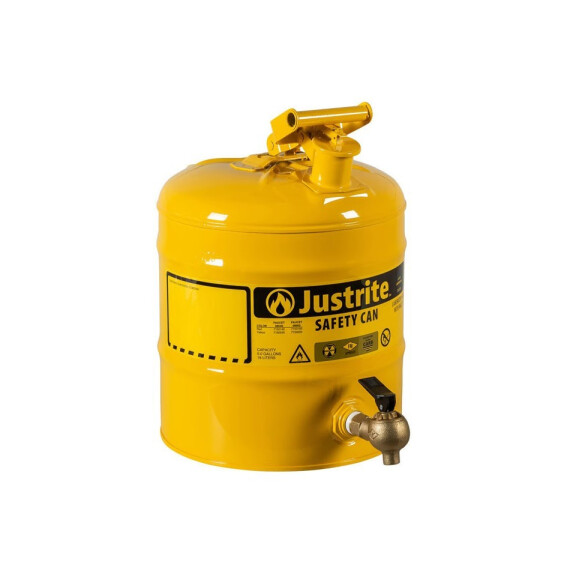 Zbiornik Dozujący Na Chemikalia, 19 L. Żółty Powyżej 11 L. Stal Ocynkowana