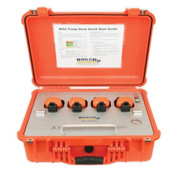 Stacja Dokująco-Kalibracyjna Przenośna (Walizkowa) Do Detektorów Multi Gas Clip Pump