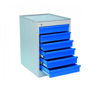 Szafka Narzędziowa Pod Blat Z 6 Szufladami Do Stołu Warsztatowego