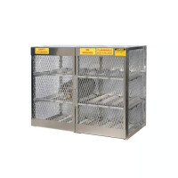 Aluminiowa Szafka Na 12 Butli Gazowych Lpg Składowanych Poziomo