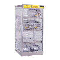 Boks Magazynowy Na Butle Lpg, Składowanie Poziome, 8 Butli