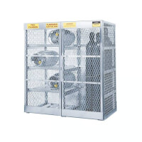 Boks Magazynowy Combo, 8*butla Lpg (Poziom), 10*butla Sprężone Powietrze (Pion)