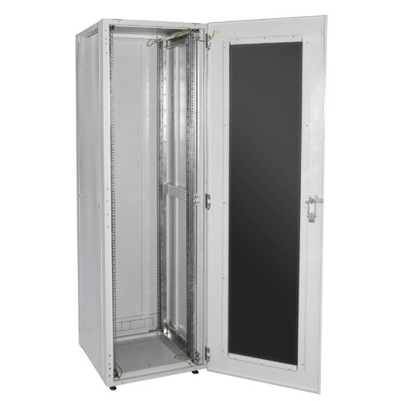 Szafa Serwerowa Stojąca Rack 19″ 42U 1000 Drzwi Szklane