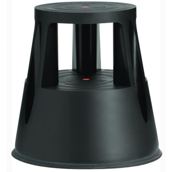 Stopień Plastikowy Stołek 2 Stopnie - Różne Kolory Czarny