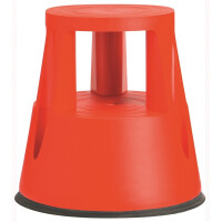 Stopień Plastikowy Stołek 2 Stopnie - Różne Kolory Czerwony
