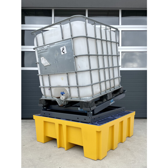 Stojak Do Opróżniania Pojemników Ibc Easytip Pneumat