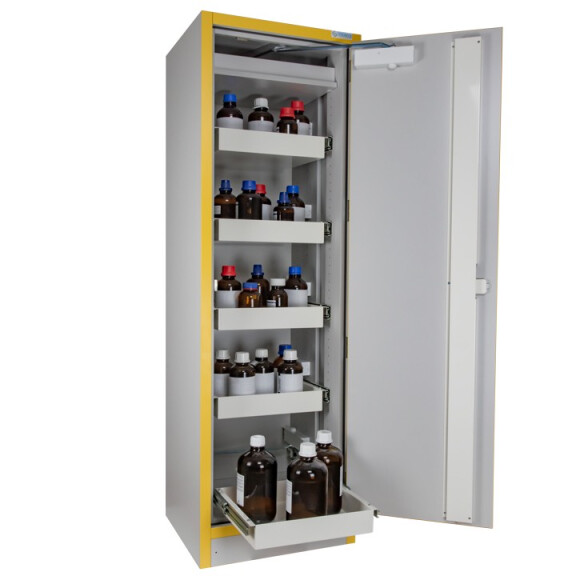 Szafa Ogniotrwała Jednodrzwiowa Z 5 Szufladami Ecosafe Typ 30, 130L 4