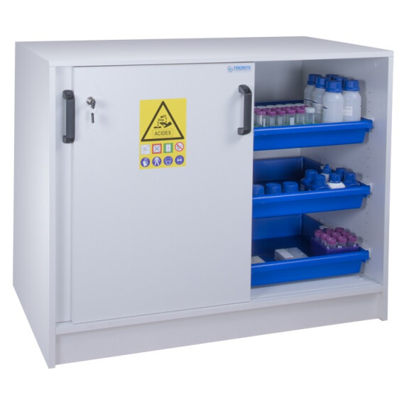 Szafa Na Kwasy I Zasady Z Pcv Drzwi Przesuwne Ecosafe 100L 1