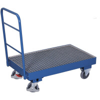 Wózek Magazynowy Z Wanną Spustową I Pałąkiem Ral 5010