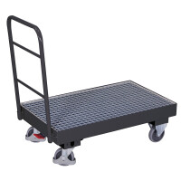 Wózek Magazynowy Z Wanną Spustową I Pałąkiem Ral 7016