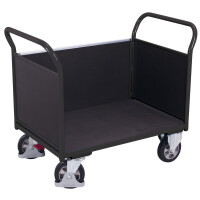 Wózek Magazynowy Z Płytą Antypoślizgową, 3 Burty 1795X800X(H)1015 Mm Ral 7016