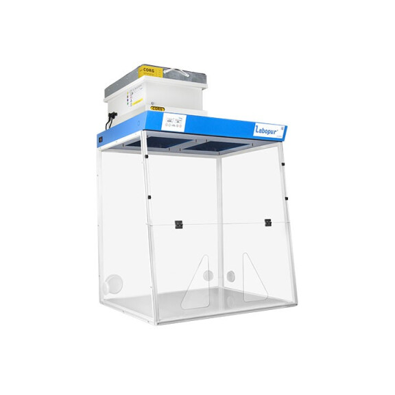 Dygestorium Nastołowe 900 Mm, 1 Moduł - Opary, Trójkątne Otwory Robocze 2 X For200