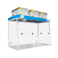 Dygestorium Nastołowe 1500 Mm, 3 Moduły - Opary, Trójkątne Otwory Robocze 2 X Amm200