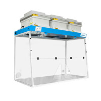 Dygestorium Nastołowe 1500 Mm, 3 Moduły - Opary I Pyły, Trójkątne Otwory Robocze 2 X Amm200