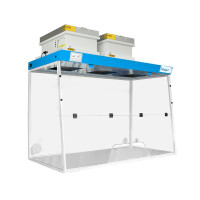 Dygestorium Nastołowe 1500 Mm, 2 Moduły - Opary, Trapezowy Otwór Roboczy 2 X Corg201