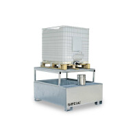 Bezpieczna Wanna Wyłapująca Tcb 1 Powyżej 401 L. Stal Ocynkowna 1 Pojemnik Ibc