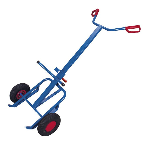 Taczka Stalowa Do Beczek Nośność 250 Kg Koła Stalowe Ral 7016