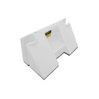 Mobilna Bariera Przeciwpowodziowa 0.5M, Wstępnie Napełniana Biały