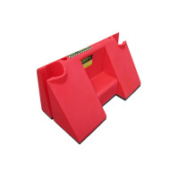 Mobilna Bariera Przeciwpowodziowa 0.5M, Samonapełniająca Się Czerwony