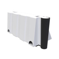 Mobilna Bariera Przeciwpowodziowa 0.65M, Samonapełniająca Się Biały