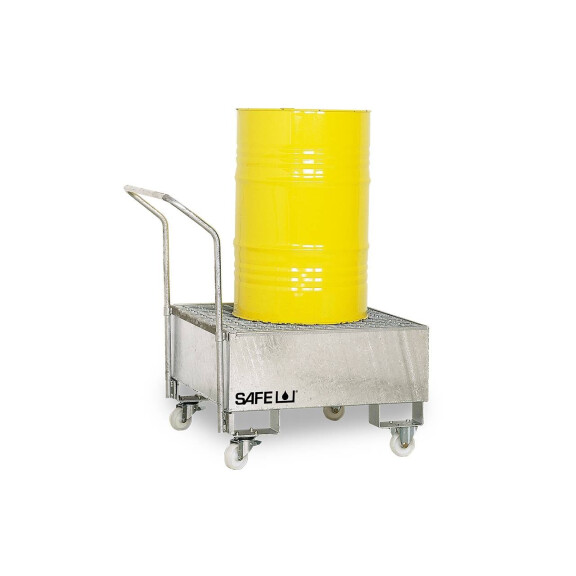 Bezpieczna Mobilna Wanna Wychwytowa Mp 1 1 Beczka 151 L. - 400 L. Stal Ocynkowna