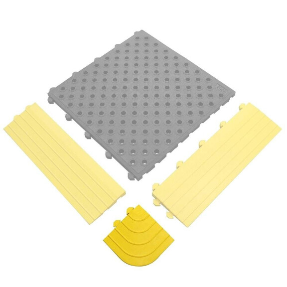 Narożnik Do Mat Fatigue Lock Żółty 15 Cm X 15 Cm