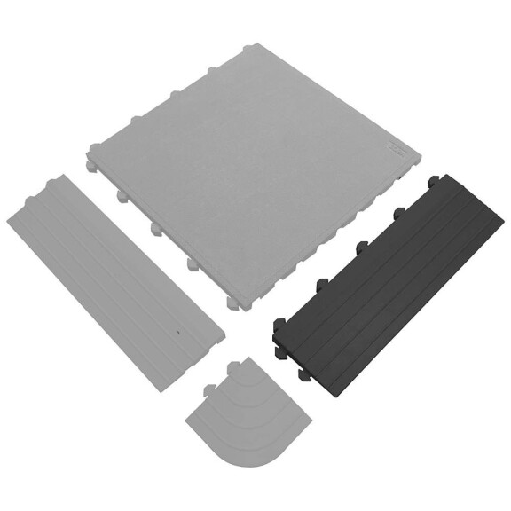 Krawędź Do Mat Przemysłowych Fatigue Lock Czarny 15 Cm X 0.5 M - Męski