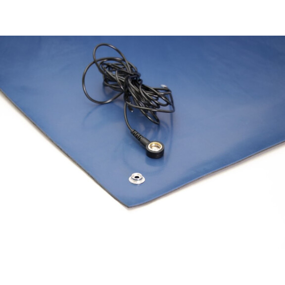 Antystatyczny Gumowy Arkusz Esd Niebieski 1.2 X 10M (2Mm)