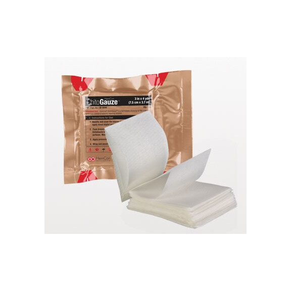 Chitogaza Pro – Opatrunek Hemostatyczny, Militarny, Zestaw 2 Sztuk