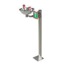 Oczomyjka Ze Stali Nierdzewnej Z Misą Hughes Montowana Na Nodze