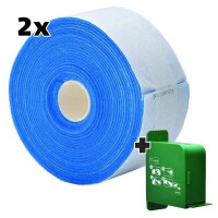 2X Bandaż Piankowy Quicksoft 5 M X 5.5 Cm, Niebieski + Dyspenser Gratis