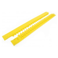 Fatigue-Step Krawędź B1 Żółty 75 Mm X 1 M - Żeński(Nitryl 100%)