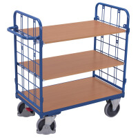 Niski Wózek Piętrowy, 2 Ściany Ral 5010 1385X820X(H)1220 Mm