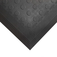 Tough-Lock Eco - Mata Podłogowa W 100% Z Recyklingu, Zestaw 4 Szt. Czarny 0.5M X 0.5M