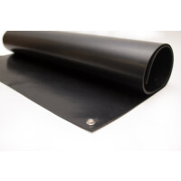 Mata Przewodząca Z Gumy Neoprenowej Czarny 0.6M X 1.2M (2Mm)