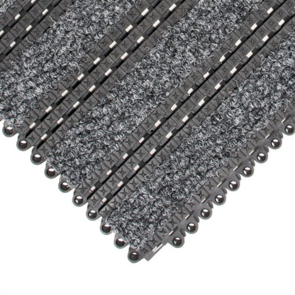 Wycieraczka Wejściowa Coba Premier Plus Szary Pełna 29Cm X 44Cm