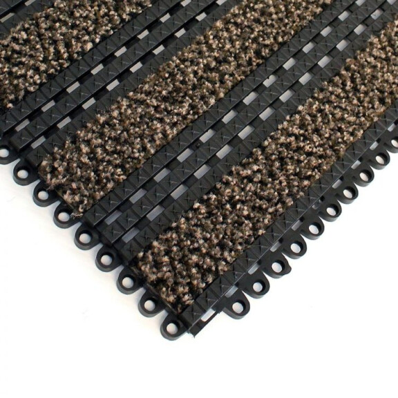 Wycieraczka Wejściowa Coba Premier Track 29Cm X 44Cm Otwarta Brązowy