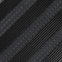 Wycieraczka Wejściowa Coba Premier Rib Czarny Pełna 29Cm X 44Cm