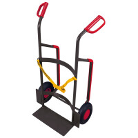 Taczka Stalowa Do Beczek Z Tworzywa Sztucznego Koła Z Pełnej Gumy Ral 7016