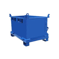 Kontener Z Otwieranym Dnem Pmdb Light 500 Czarny