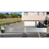 Bariera Przeciwpowodziowa Aluminiowa Panelowa Pro100, 500X100 Cm, Słupek Pośredni