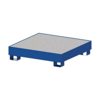 Wanna Wychwytowa / Ociekowa Pmb 200 4 Beczki 151 L. - 400 L. Stal Lakierowana Czarny 122 Cm × 122 Cm × 28 Cm